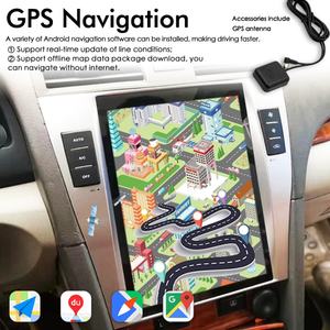 Android 13 Tesla Screen for Toyota Camry 7 XV 40 50 2006-2011 Navigation Car Radio Multimedia Video <b>Player</b> Carplay GPS Head Unit - Product Image 5
