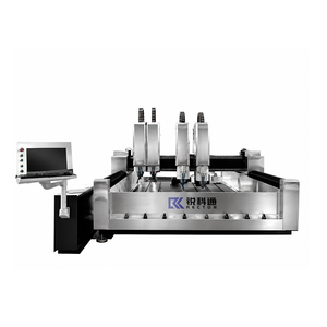 Machine de gravure CNC à 4 têtes et 3 axes pour la sculpture sur marbre, granit et pierres tombales - Product Image 1