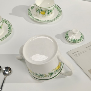 Promotion à bas prix : Service à thé en porcelaine fine à motif citron européen - Product Image 6