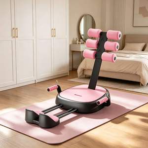 Nuevo Rodillo Abdominal Multifuncional Plegable para el Hogar con Bandas de Resistencia, Equipo de Fitness - Product Image 1