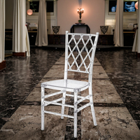Chaises et tables modernes en métal et acrylique pour événements, fêtes, mariages, décorations, salons, villas et parcs – Vente en gros en France