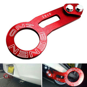 Gancho de remolque trasero barato <span class=keywords><strong>para</strong></span> aleación de aluminio de anillo de remolque de coche universal, anodizado de trefilado mejorado (rojo) - Product Image 2