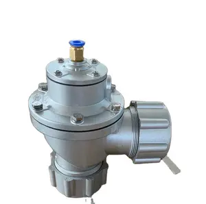 Pneumatic Solenoid Diaphragm Valve 24V China Supplier Hot Right Angle Nut Threaded Type For Dust Collector