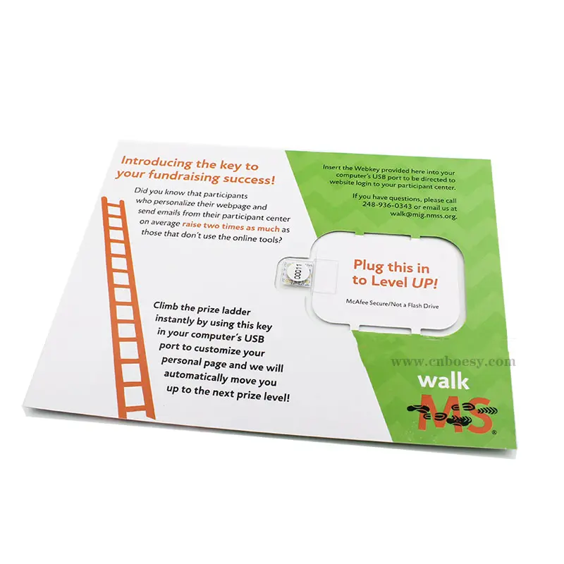 Brochure Design Flyer A4 A5 A6 Card libretto Usb Webkey Sim Lan Card pubblicità Usb Webkey