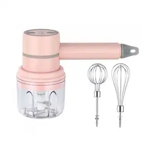 250ml điện không dây 3 trong 1 Whisk Mixer chế biến thực phẩm với máy ép trái cây và máy xay sinh tố