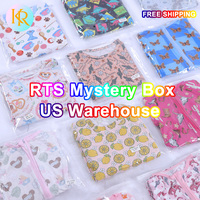 Boîte mystère pour bébé KR, vente en gros, lot surprise personnalisé, vêtements de nuit en bambou, ODM OEM, livraison rapide, pyjamas en bambou à fermeture éclair pour nouveau-né