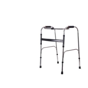 Andador de acero inoxidable con altura ajustable para ancianos y personas con discapacidad - Product Image 1