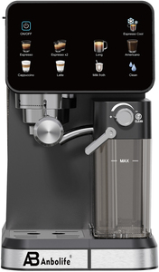 Cafetera Profesional Anbolife para Espresso, 20 Bares, Máquina de Café Expresso, <span class=keywords><strong>Cappuccino</strong></span> y Latte, Cafetera para Hotel - Product Image 3