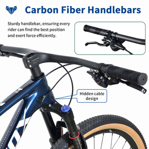 Bicicleta de Montaña con Cuadro de Fibra de Carbono y Suspensión Completa, Cambios Shimano de 12 Velocidades, Neumáticos Gruesos de 29 Pulgadas, para Cross-Country y Todoterreno - Product Image 5