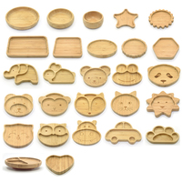 Fabricant d'assiettes à dîner personnalisables Vaisselle en bambou Plat et assiette Assiettes en bambou en forme de koala pour enfants