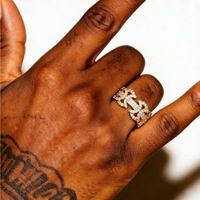 Bague Hiphop Unisexe en Argent, Or et Laiton avec Zircon, Design Chaîne Iced Out, Vente en Gros de Bijoux