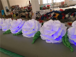 Cadena inflable blanca de la <span class=keywords><strong>rosa</strong></span> para la decoración de la boda - Product Image 5