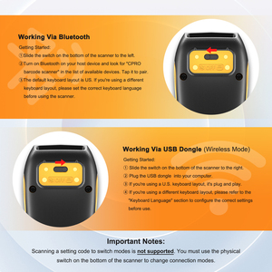 Mới đến cs7501 cầm tay di động không dây 2D Scanner cho điện thoại di động hoạt động trong bán lẻ, hậu cần, kho bãi, siêu thị - Product Image 6