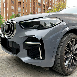 Bmw X5 G05 2019 2022 M Sport Front Wind Vane Carbon Fiber Texture Adhesive Car <b>Wrap</b> Exterior Modification - Product Image 2
