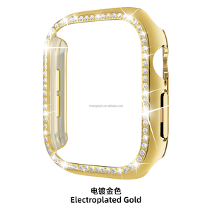 Coque de protection PC anti-choc ajourée avec strass pour <span class=keywords><strong>Apple</strong></span> <span class=keywords><strong>Watch</strong></span> Series 12 <span class=keywords><strong>SE</strong></span> 42MM 46MM, accessoires pour boîtier de montre I <span class=keywords><strong>Watch</strong></span> Series 12 - Product Image 4