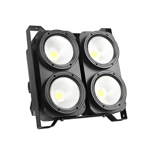 BFLIGHT DMX512 Audience Blinder Light 4*100W 2 en 1 LED blanco efecto de escenario luces de proyección blancas cálidas para DJ cuerpo de aluminio - Product Image 2