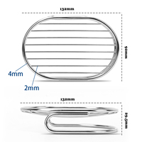 Support de rangement moderne en acier inoxydable pour éponge et savon, pour évier de cuisine, salle de bain et baignoire, personnalisable OEM, vente en gros