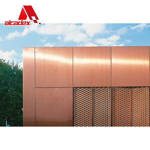 Paneles sándwich de doble cara CCP Material de construcción Revestimiento de paredes exteriores Decoración Fachada <span class=keywords><strong>Panel</strong></span> compuesto de <span class=keywords><strong>cobre</strong></span> - Product Image 2