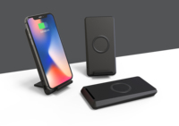 Stations de charge sans fil avec design magnétique pour une puissance de sortie certifiée de 10 W - Support réglable ou placement à plat