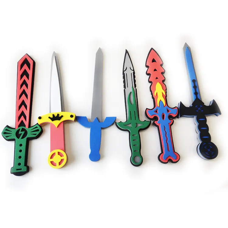 EVAフォームソフトソード子供のおもちゃの剣のためのカスタム剣