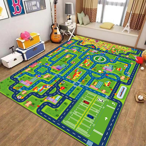 Tapis de sol doux pour enfants, personnalisés, imprimés, à la <span class=keywords><strong>marelle</strong></span>, tapis de jeu pour enfants - Product Image 3