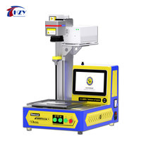 Machine de marquage laser UV à refroidissement par air LSM460 3W pour mécaniciens, gravure d'étiquettes en plastique, ABS, caoutchouc, PVC, PET, verre, métal, marquage Galvo