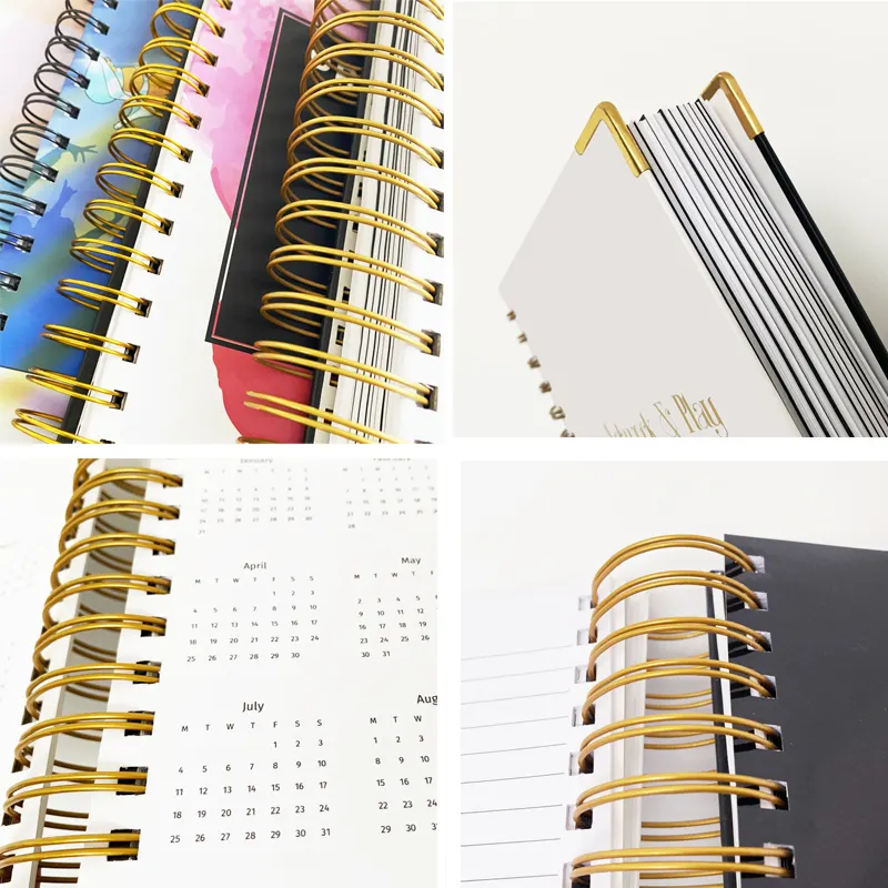 2024 Hardcover Planner Hot Sale B5 Spiraalvormige Binding Notebook