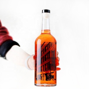 Vodka Whisky rum Gin rượu chai thủy tinh 700ml Gin Chai 750ml Vodka Chai - Product Image 3