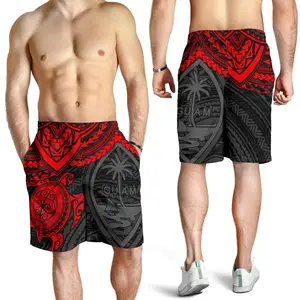 Celana pendek untuk pria Guam Polynesian Turtle Print pakaian pantai seksi berenang Trunks pakaian renang pria pinggang rendah bernapas olahraga celana pendek lari