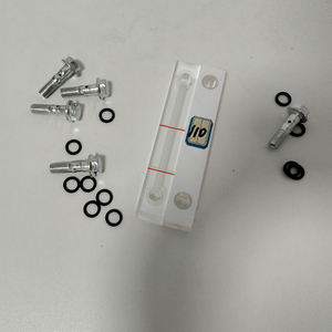 Jauge de niveau d'huile pour compresseur Manny YJ-110 avec fenêtre en verre transparent pour une surveillance précise - Product Image 2