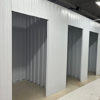 Portes de levage en acier léger préfabriquées sur mesure, design chinois, garantie de plus de 5 ans, pour hôtels, garages et abris.