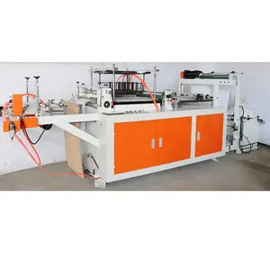 Máquina DZB-500 Fabricación de delantal desechable, máquina de fabricación de delantal de plástico, máquina de bolsa de rodillo