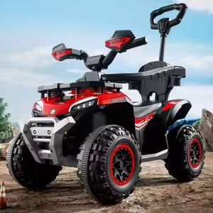 Op batterijen werkende PP 4-wiel loopfiets met afstandsbediening voor kinderen van 2-4 jaar - kinderduwauto - Product Image 6