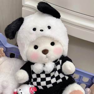 Vestido con logotipo personalizado de fábrica, oso de peluche de juguete, oso Lena bonito, felpa larga, ropa de oso Lena de alta calidad, <span class=keywords><strong>cuento</strong></span>, el mejor <span class=keywords><strong>regalo</strong></span> para San Valentín - Product Image 6