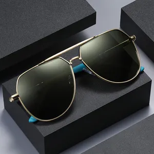 New Luxury Men's Sunglasses High Quality Brand Design Women Trendy Sunglasses Custom Logo