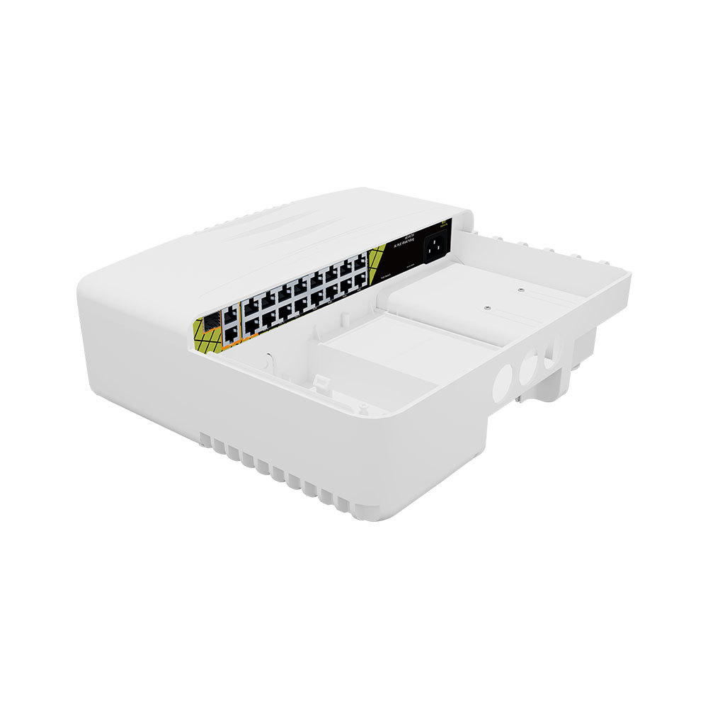 Outdoor Switch PoE IPC AP AI Watchdog Wireless Bridge 16 Channel PoE Output 2 Uplink 1SFP for Hikvision · image 3