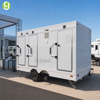 Toilettes de luxe Goeasy, aménagement intérieur sur mesure, toilettes mobiles, remorque de salle de bain, remorque de douche