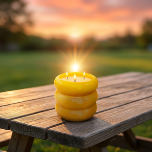 LANJO 3 <b>Wick</b> Large Colorful Ceramic Scented <b>Candle</b>, Premium Aromatherapy Ambience <b>Candle</b> for Home & Gifting - Product Image 5