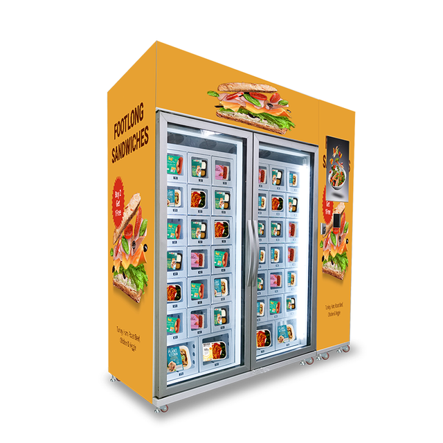Frozen Food Smart Locker Bento Lunch Box Freezer Locker Vending Machine for Sale