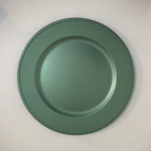 Assiette à fruits irrégulière de luxe <span class=keywords><strong>vert</strong></span> brillant rétro haut de gamme pour banquet de mariage, tendance 2022 - Product Image 6