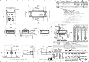 Conector de Enchufe USB Tipo C de Ángulo Recto Híbrido MUP de 24 Pines DIP+ SMT, DIMA 10.00 USB 3.1 TIPO C para Cargador - Product Image 5