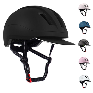 Casco de Bicicleta Ligero CPSC para Ciclismo en Carretera y Patinaje, Casco de Bicicleta de Plástico para Adultos con Visera Extraíble para Deportes de Verano - Product Image 1