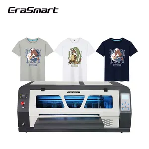 Erasmart Xp600 Eco Solvent Printer 24Inch Inkjet Printer T Shirt Printing Machine A1 60Cm Dtf Printer