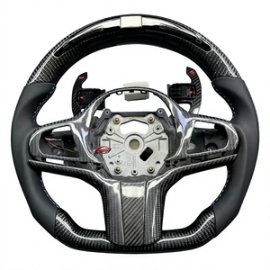 Volante in Fibra di Carbonio con Display LED e Pulsanti M1 M2 per BM/W G20 G30 G80 G82 2019-2024 <span class=keywords><strong>M</strong></span> Performance <span class=keywords><strong>Racing</strong></span> - Product Image 3