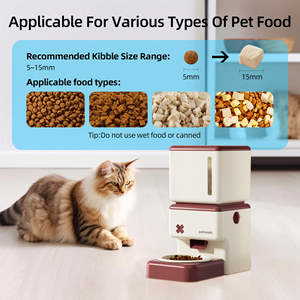 Comedero Automático para Mascotas Paiwang de 3.5L con Aplicación Wifi, Alimentación Programada para Perros y Gatos, Tazón de Cerámica, Enchufe Europeo - Product Image 4