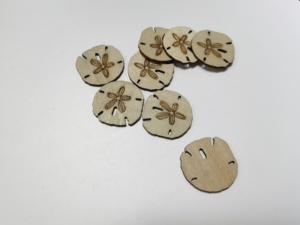 ที่ไม่ซ้ำกันแฮนด์เมดธรรมชาติไม้ขนาดเล็กทรายดอลลาร์ของเล่น - Product Image 3