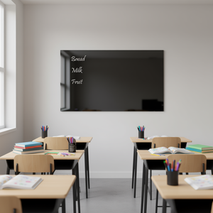 Pizarra Magnética de Vidrio Templado 31.5x19.7, Pizarra Blanca Negra para Uso Escolar y de Oficina - Product Image 2