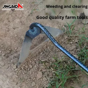 Jingsida Manganèse <span class=keywords><strong>Acier</strong></span> Trempé <span class=keywords><strong>Houe</strong></span> <span class=keywords><strong>Creuse</strong></span> Agricole <span class=keywords><strong>Tout</strong></span> <span class=keywords><strong>Acier</strong></span> Sharp Grand Outil De Désherbage De Jardin Manche En Bois Noir 1.5kg - Product Image 5
