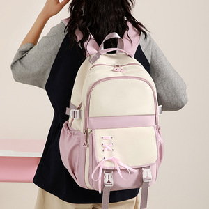 Sac à dos Cusangel 3-en-1 tendance et imperméable de grande capacité pour filles, idéal pour les élèves du primaire et du secondaire, sac à livres de 17 pouces - Product Image 5