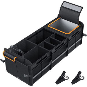 Boîte de rangement pliable multifonction de haute qualité maille PP personnalisé grande capacité Portable organisateur de coffre de voiture avec sac isotherme - Product Image 1